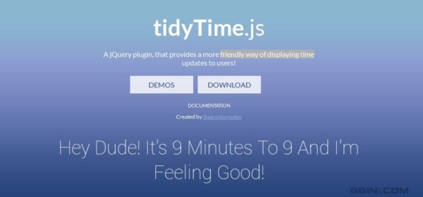 帮助更语义化的显示时间的jQuery插件 - tidyTime.j-常德网站建设,常德网站设计