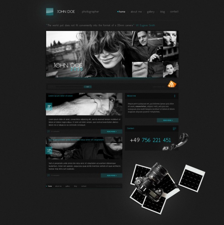 5款非常简洁大方的WEB设计给你创作灵感-常德网站建设,常德网站设计
